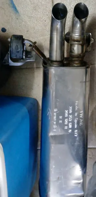 Tubo de escape completo