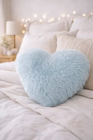 Almofada Coração Azul