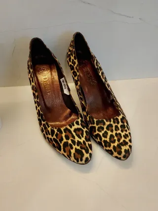 A ESTRENAR Zapatos tacón DERO estampado leopardo