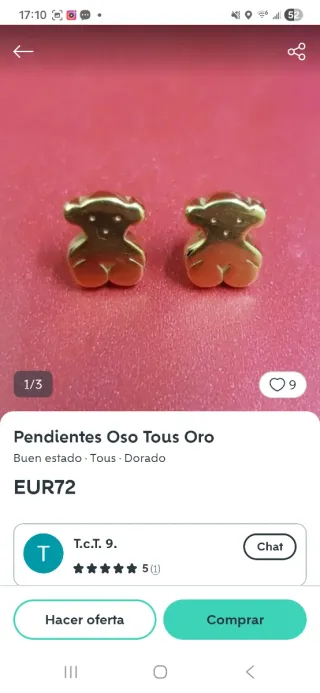 Cuidado tous oro