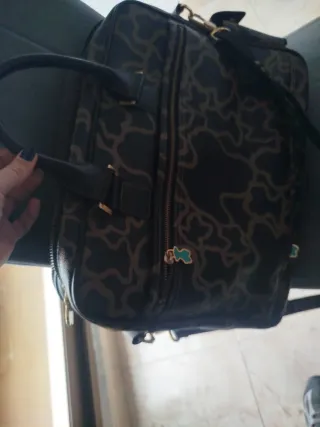 Maletín Tous Negro y Marrón