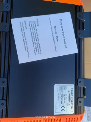 Inversor de Corriente 2500W 12 v