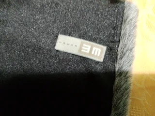 Sciarpa grigio sfumato ecologica