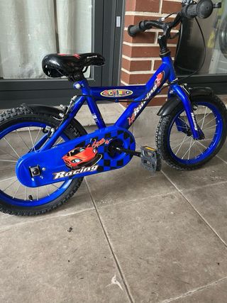 Bicicleta infantil azul Racing