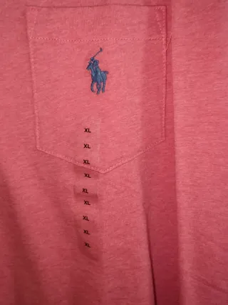 Camiseta Polo Ralph Lauren Talla XL Rosa