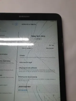 Tablet Samsung 10 Nero