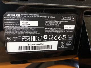 Monitor ASUS VX239H 23 FHD IPS