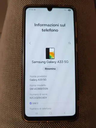 Samsung Galaxy A33 5G 6GB 128GB Android 16