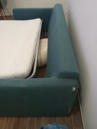 Divano letto Julian Maison du Monde verde ottanio