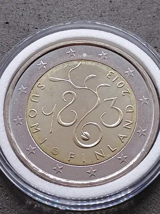 2€ Commemorativo Finlandia 2013 Parlamento