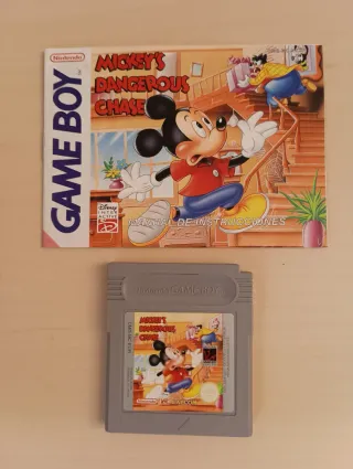 Game Boy Mickey's Dangerous Chase + Manuale