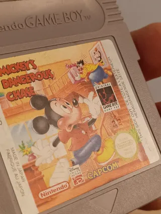 Game Boy Mickey's Dangerous Chase + Manuale
