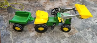 Tractor Juguete John Deere con Remolque