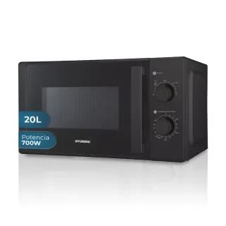 Microondas Hyundai 20L 700W Negro