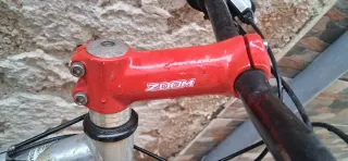 Bicicleta MTB halley Roja y Plata
