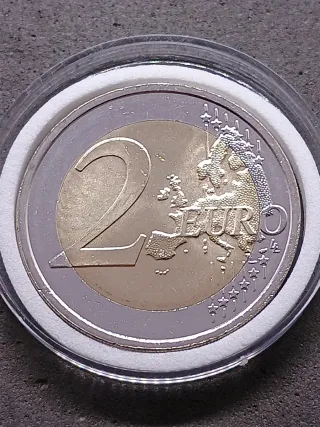 2€ Commemorativo Estonia 2021 Lupo