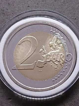 2€ Commemorativo Estonia 2021 Lupo