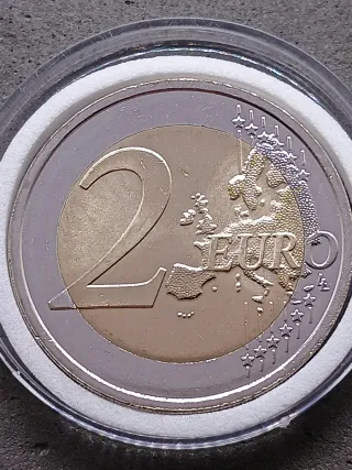 2€ Commemorativo Estonia 2021 Lupo
