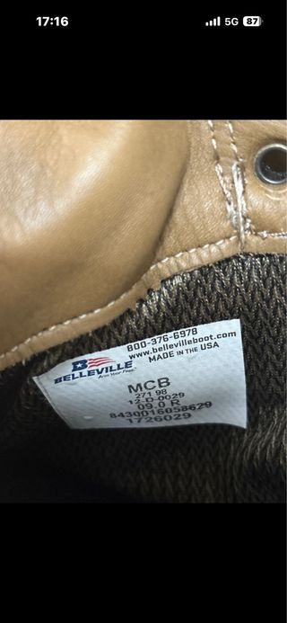 Scarponi Belleville Montagna Marroni/Verde Oliva