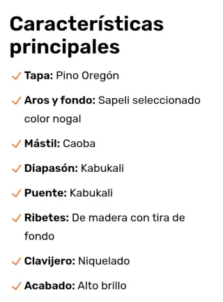 Guitarra Admira Juanita para reparar