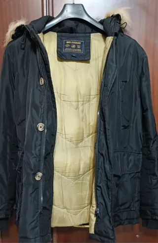 Giaccone BELUOMO nero stile Woolrich