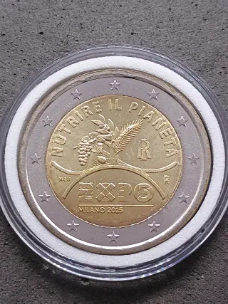 2€ Commemorativo Italia 2015 Expo Milano