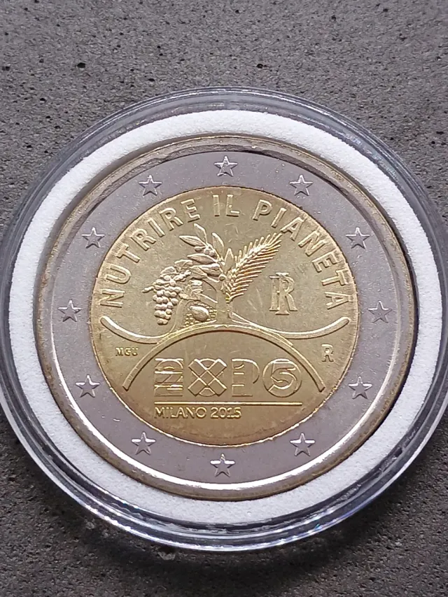 2€ Commemorativo Italia 2015 Expo Milano