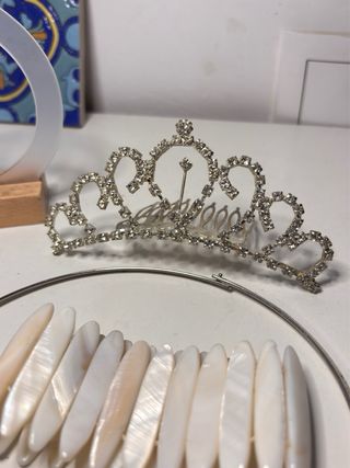 Lote bisutería fina color plata y blanco