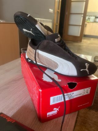Zapatillas Puma Talla 41 Marrón/Beige