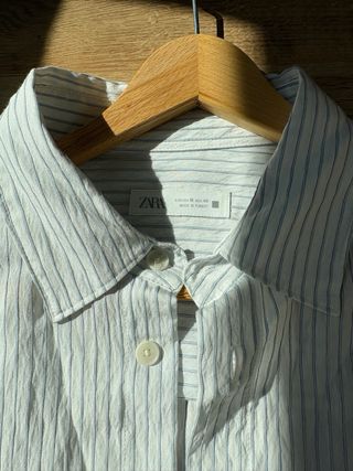 Camisa Zara Rayas Fluidas