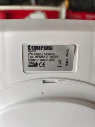 Freidora Taurus Sfera 2L 1800W SIN ESTRENAR