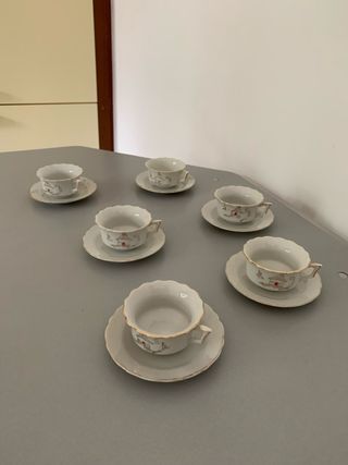 Set 6 Tazzine Caffè Porcellana