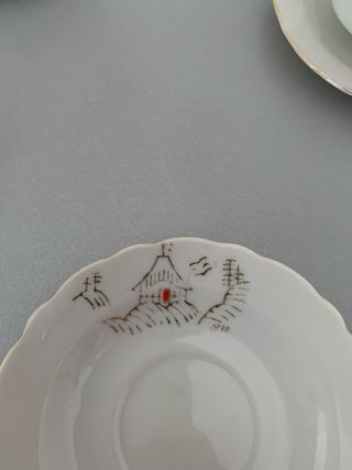 Set 6 Tazzine Caffè Porcellana