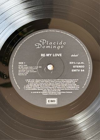 Plácido Domingo – By My Love (vinilo)