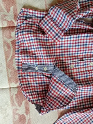 Camisa Hackett niño 3-4 años cuadros