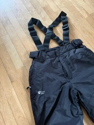 Pantalón de esquí negro niña/o T.10