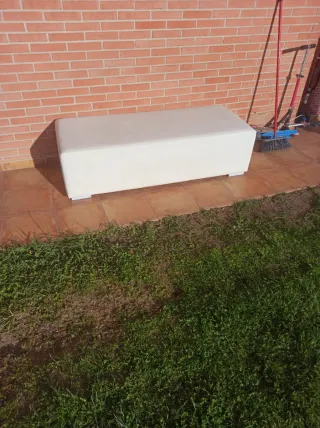 Banqueta/Asiento Blanco Exterior