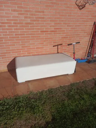 Banqueta/Asiento Blanco Exterior