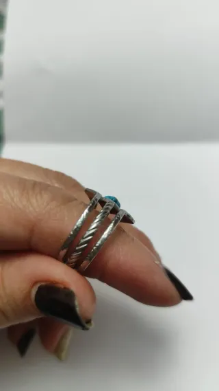 Anillo Acero Inoxidable Turquesa
