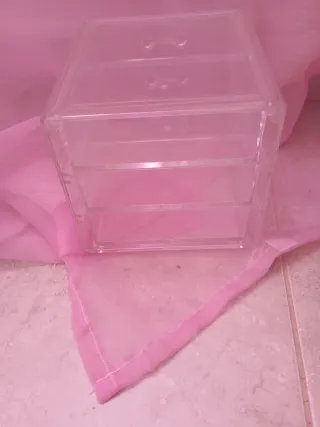 Organizador acrílico 3 gavetas