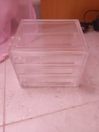 Organizador acrílico 3 gavetas