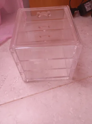 Organizador acrílico 3 gavetas