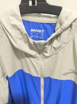 Chaqueta cortaviento impermeable de running Brooks