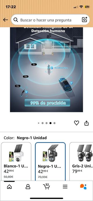 Cámara WiFi Exterior PTZ YESYAMO