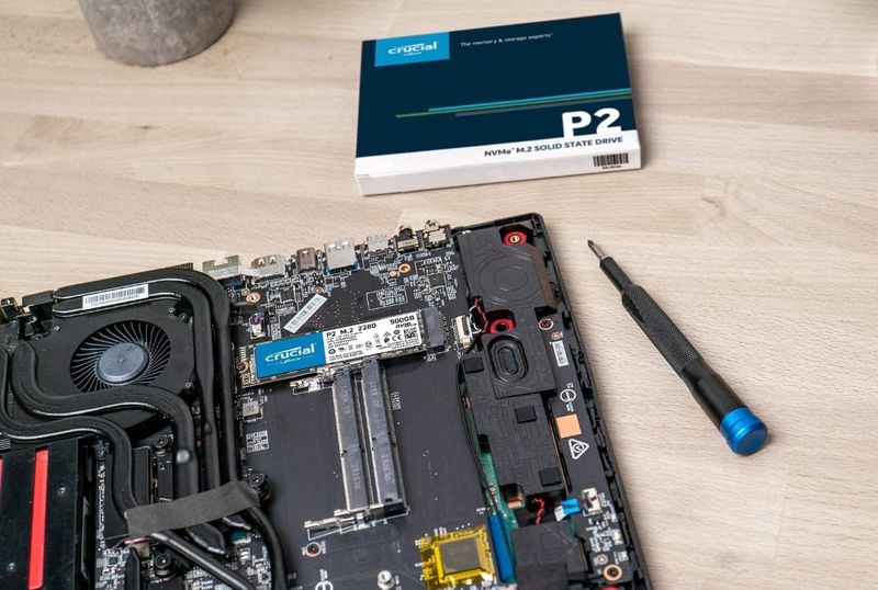 Crucial P2 SSD 2TB M.2 NVMe PCIe Gen3 afbeelding 4