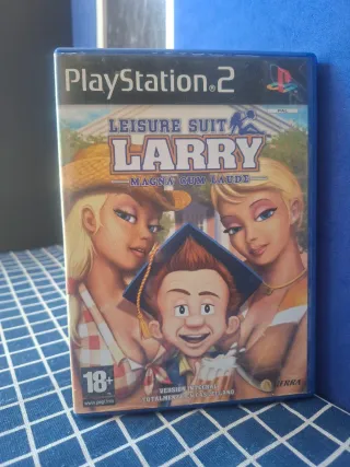 🇪🇸PS2 LEISURE LARRY MAGNA CUM LAUDE ORIGINAL