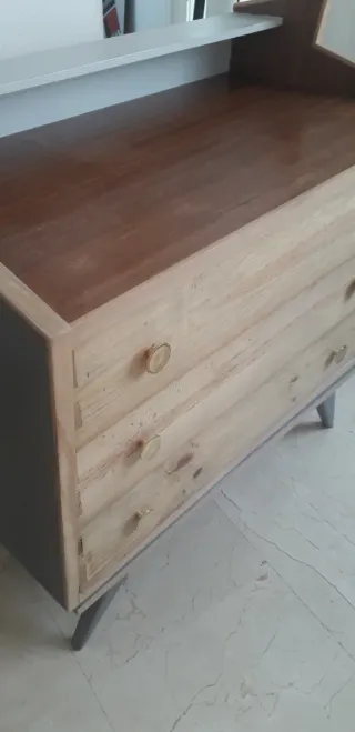 Cómoda Nórdica Años 70 Madera