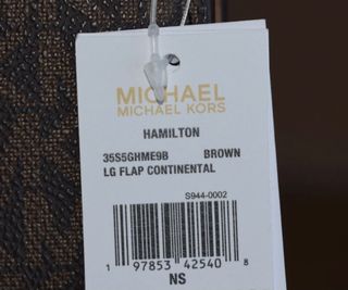 Cartera Michael Kors Marrón y Dorada