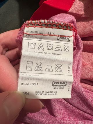 Copripiumino singolo a quadri rosa e rossi