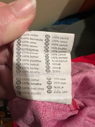 Copripiumino singolo a quadri rosa e rossi